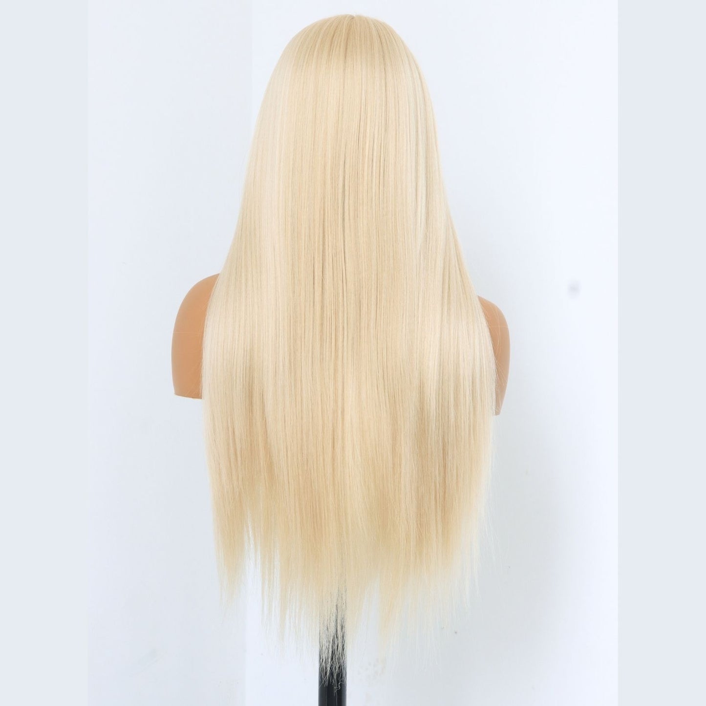 Ash Blonde Straight Synthetic Lace Front Wig  13x4  Party Daily Use 24 Inches