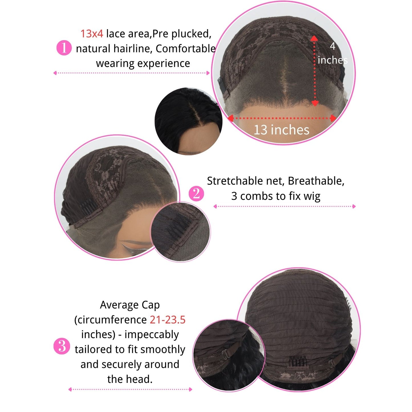 Black Curly Wavy Synthetic Lace Front Wigs 13x4 Daily Use 28 Inches
