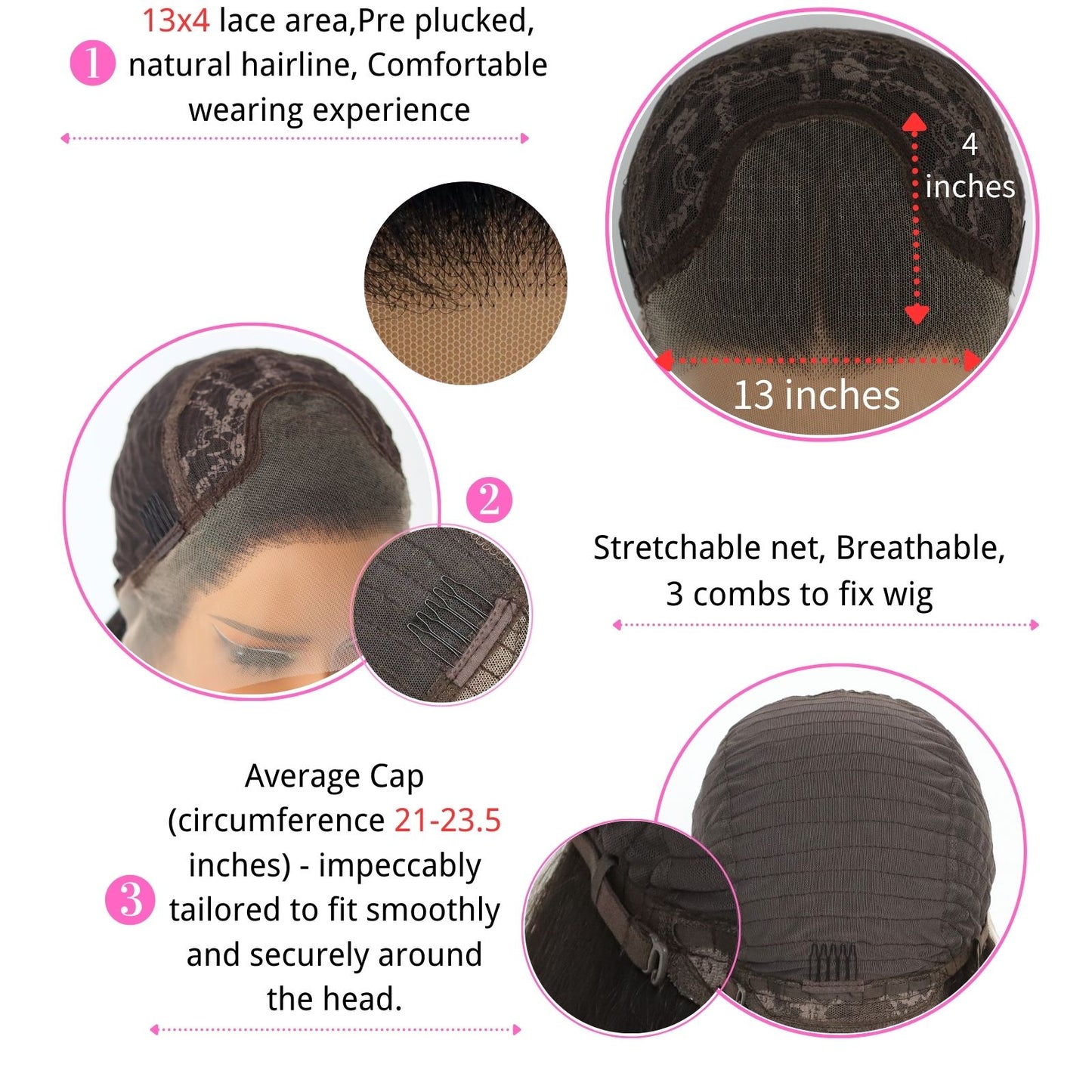 Yaki Straight Black Synthetic Lace Front Wig 13x4 Daily Use 28 Inch